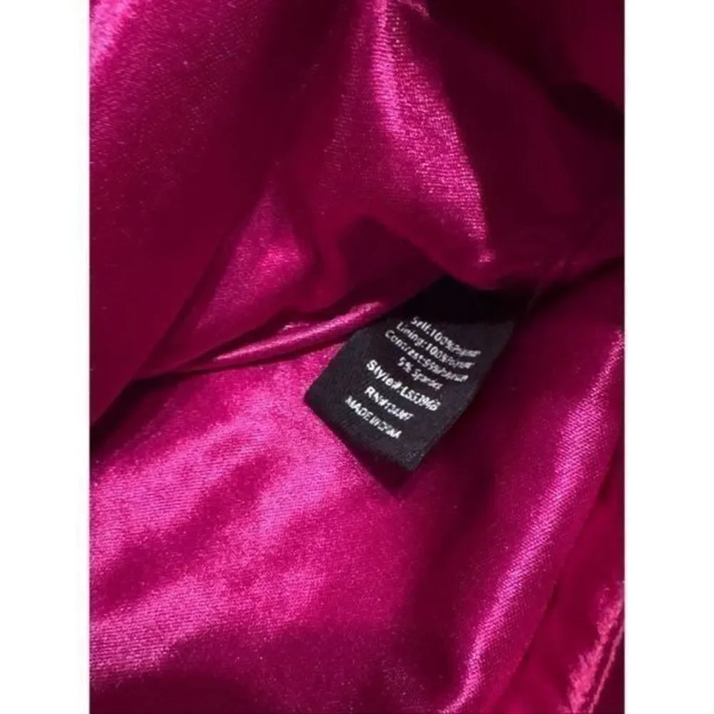 Sequin pink mini skirt